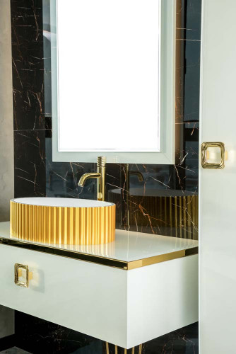 Зеркало Dolce Жемчужный белый 105x70см