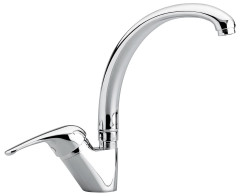 Emmevi Ambra, смеситель для кухни, цвет белый-золото