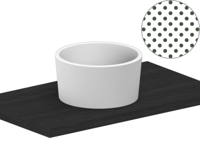 Раковина накладная Scarabeo BUCKET 8808/SEV