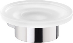 Gedy Pirenei настенная стеклянная мыльница, цвет хром