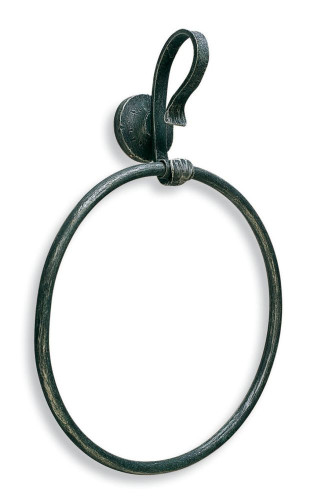 Stil Haus Flora, полотенцедержатель - кольцо, цвет античный черный