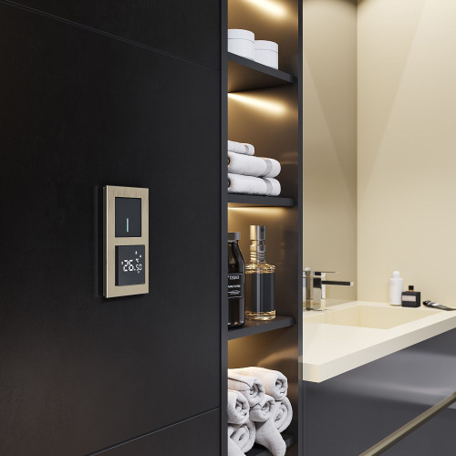 Умный сенсорный терморегулятор для теплого пола (черный) W1151208