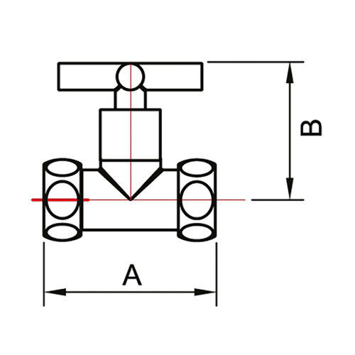 ВЕНТИЛЬ ЗАПОРНЫЙ ПРЯМОЙ КРЕСТ  3/4" x 1"  г/г  SMT8730SCH0510/2