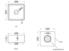 Раковина накладная CIELO SHUI COMFORT MILAQ MU