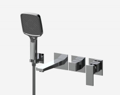 393536 Встроенный смес для ванны  (ХРОМ) ViEiR  (8/1шт)