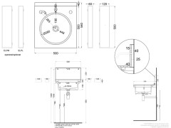 Раковина встраиваемая CIELO ELLE  ELLAT AN