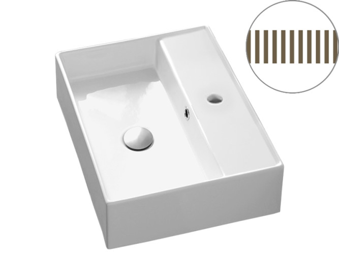 Раковина накладная/ подвесная Scarabeo TEOREMA 2.0 5111/REM
