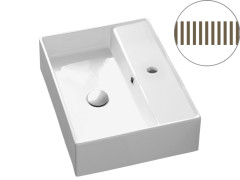 Раковина накладная/ подвесная Scarabeo TEOREMA 2.0 5111/REM