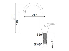 Смеситель для кухни MAMOLI PROGRAMMA CUCINA 720200000001