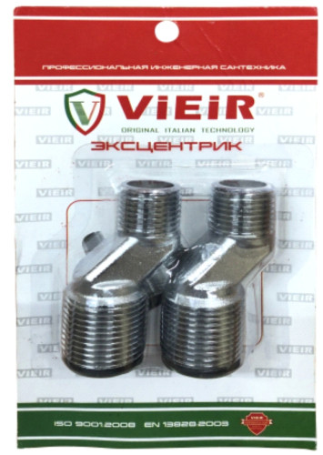 Эксцентрик  1/2ш. х 3/4ш. усил. ДЛИННЫЙ ViEiR  (30/1пар)