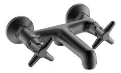 220132-G Смеситель 2-руч. для ванны (ГРАФИТ)  ViEiR (10/1шт)