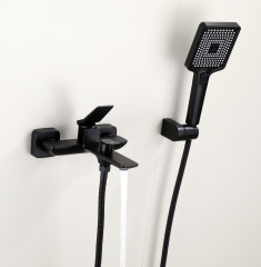 30099-C Смеситель для ванны (ЧЕРНЫЙ) латун HansenPRO  (10/1шт)