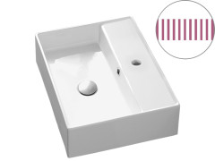Раковина накладная/ подвесная Scarabeo TEOREMA 2.0 5111/RER