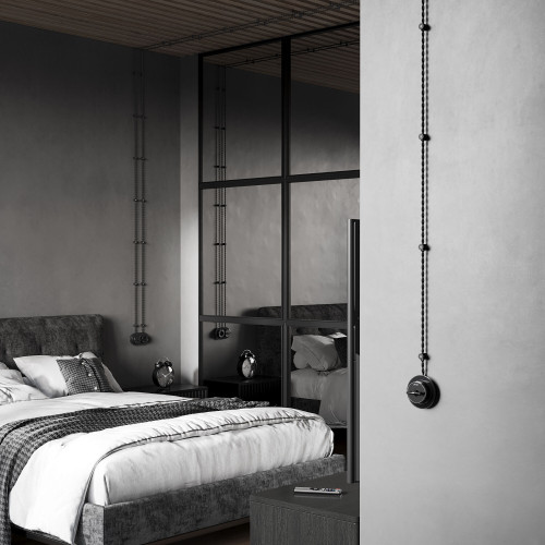 Изоляторы 100 шт (черный матовый) Vintage W6433408