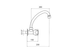 Кран для раковины MAMOLI ALFA-BETA 71710744B121