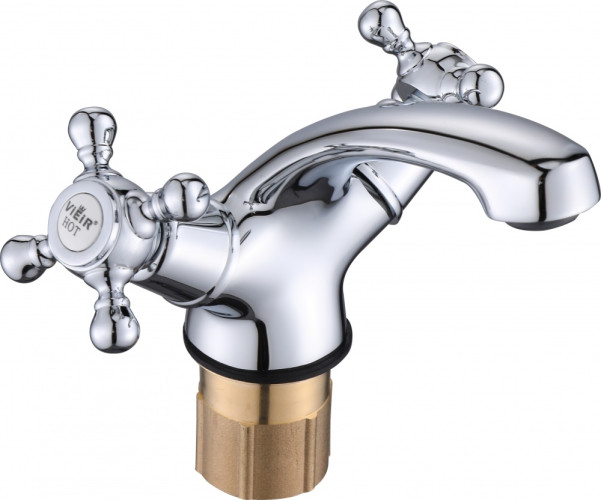 130111 Смеситель 2-руч. для раковины ViEiR (10/1шт)