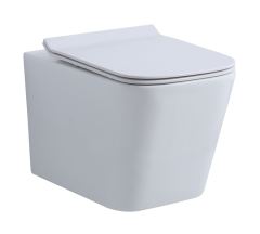 Унитаз подвесной, квадрат (БЕЛЫЙ)  GANZER