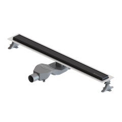 Душевой лоток Premium Linear 80см, нерж.сталь ЧЕРНЫЙ