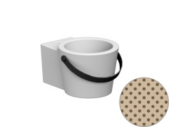 Раковина накладная или подвесная Scarabeo BUCKET 8804NS/SEM