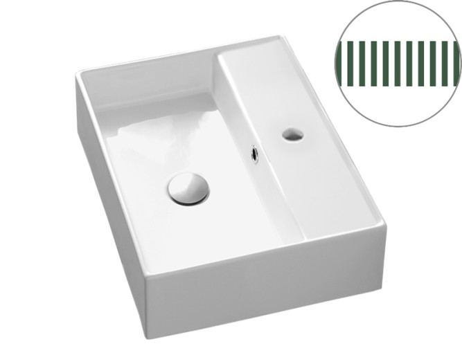 Раковина накладная/ подвесная Scarabeo TEOREMA 2.0 5111/REV