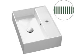 Раковина накладная/ подвесная Scarabeo TEOREMA 2.0 5111/REV