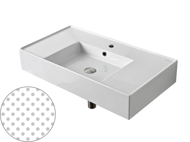 Раковина накладная/ подвесная Scarabeo TEOREMA 2.0 5123/SENT