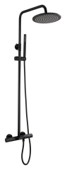 33070-C Душевая система с термостатом (ЧЕРНЫЙ) HansenPRO (5/1шт)