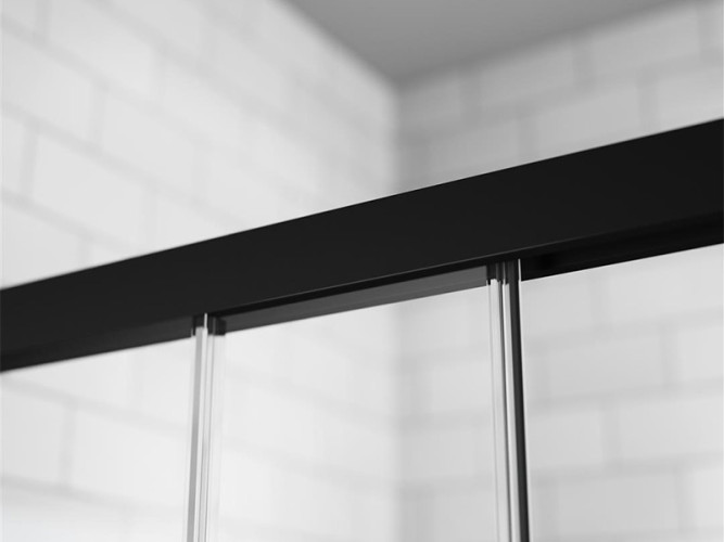 Полукруглая душевая кабина RADAWAY IDEA PDD Black 100