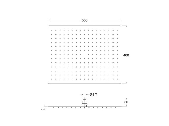 Верхний душ CRISTINA SANDWICH PD02551