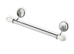 Stil Haus Nemi, полотенцедержатель, длина 43 см, цвет хром - белая керамика