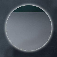 Xpertials Siro, круглое зеркало Led 100 см: датчик подсветки с диммером