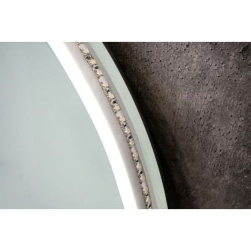 Xpertials Siro, круглое зеркало Led 100 см: датчик подсветки с диммером