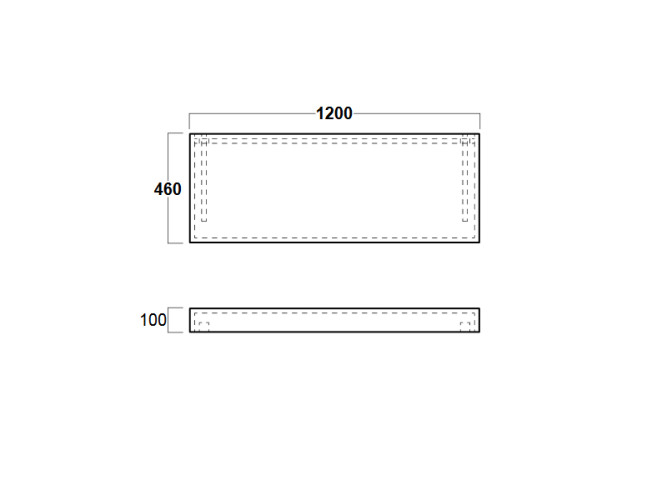 Столешница под раковину SIMAS VIGNONI VIM 1