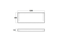 Столешница под раковину SIMAS VIGNONI VIM 1