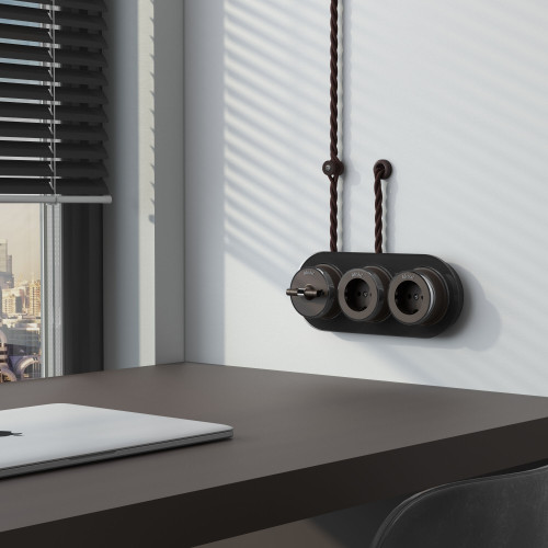 Изоляторы 100 шт (мокко матовый) Vintage W6433414