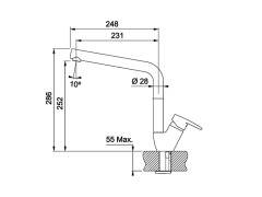 Смеситель для кухни MAMOLI PROGRAMMA CUCINA 721200000001
