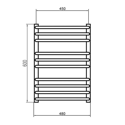 Полотенцесушитель ГРОТА FORTE 48/60