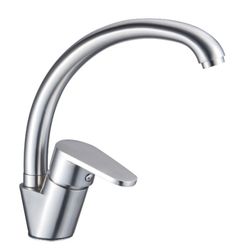 15032 Смеситель од. для кухни выс. (НЕРЖ САТИН) ViEiR (10/1шт)