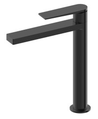 07012-C Смеситель для умыв. ЧЕРНЫЙ (ВЫСОКИЙ) &quot;GANZER&quot;  (5/1шт)