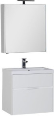Комплект мебели Aquanet Латина 70 белый (2 ящика)