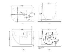 Биде подвесное CIELO SHUI COMFORT SHCOBS N