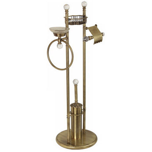 Стойка 4-х функциональная H100 см, бронза/Swarovski Migliore Cristalia