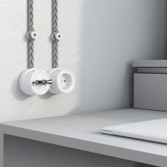 Изоляторы 100 шт (белый матовый) Vintage W6433401