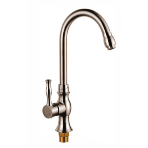 40083G Смеситель для кухни высокий (САТИН) HANSEN (10/1шт)