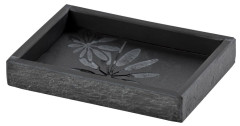 Batex Jura, настольная мыльница с рисунком из природного шифера, цвет антрацит
