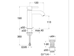 Cмеситель для раковины CRISTINA IX IX22028