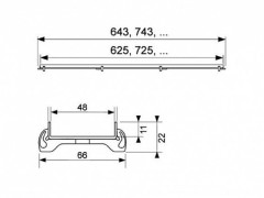 Основа для плитки TECE Tecedrainline 600970