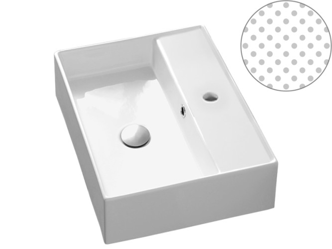 Раковина накладная/ подвесная Scarabeo TEOREMA 2.0 5111/SENT
