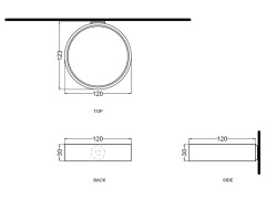 Полка CIELO ACCESSORIES ACMTM AZ