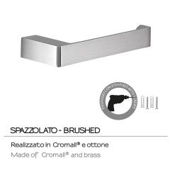 Gedy Pirenei, бумагодержатель, цвет зачищенный хром